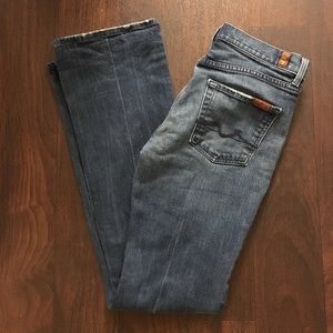 7 For All Mankind high waisted bootcut jeans